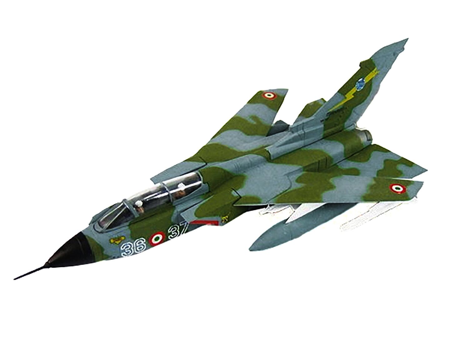 Panavia Tornado IDS Aircraft "156 Gruppo 'Le Linci' 36 Stormo" (1990) Aeronautica Militare Italiana (Italian Air Force) 1/100 Diecast Model by Hachette Collections