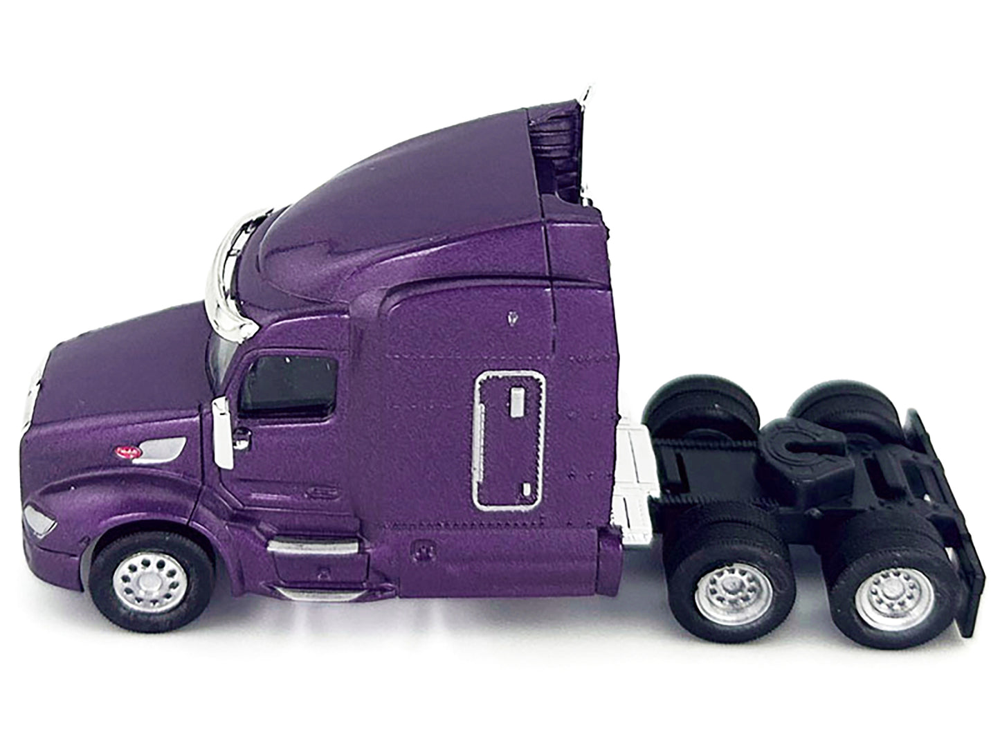 Peterbilt 579 Sleeper Cab Purple Metallic 1/87 (HO) Plastic Model Car by HO Logistics