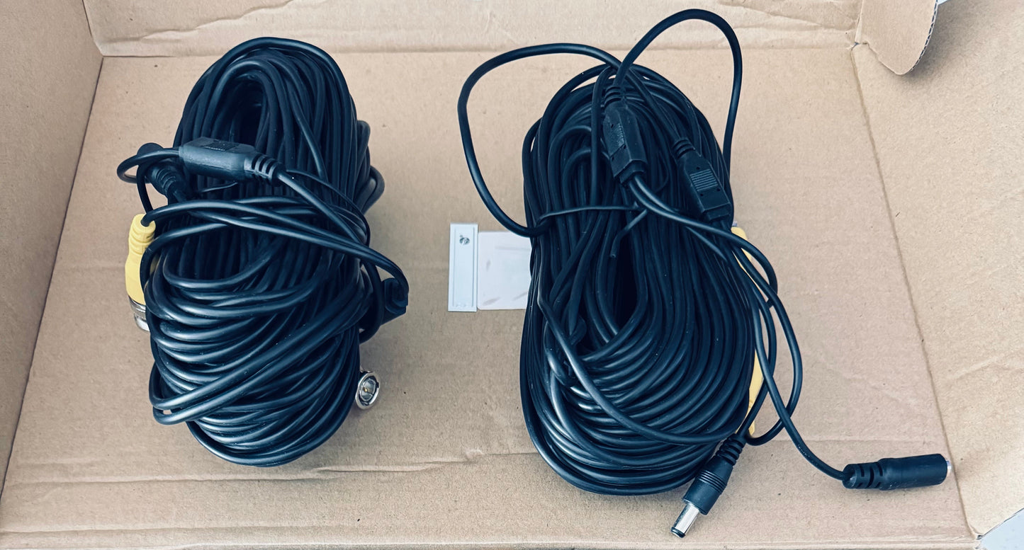 Swann camera wiring kit 100 foot cables only( 2 pcs)-DiecastModeler.com