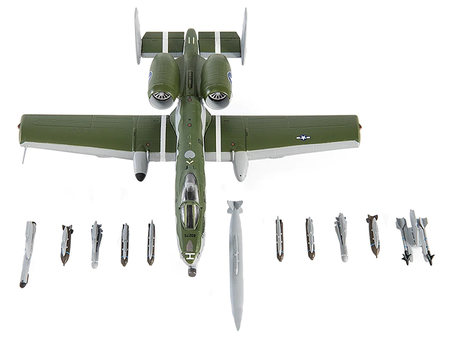 Fairchild Republic A-10C Thunderbolt II Attack Aircraft "355th Fighter Wing 354th Fighter Squadron Bulldogs" (2020) United States Air Force 1/144 Diecast Model by JC Wings-DiecastModeler.com
