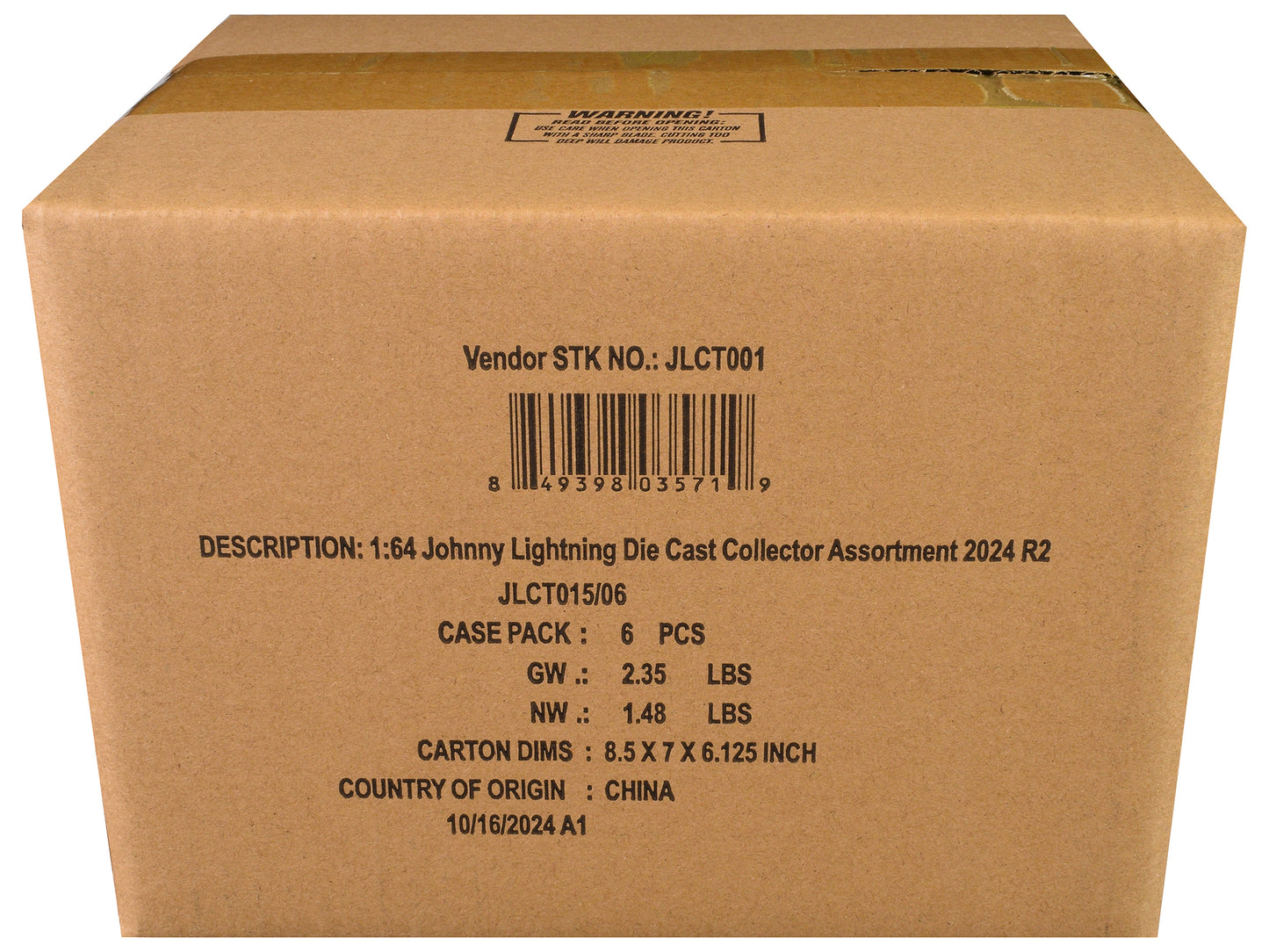 Johnny Lightning Collector's Tin 2024 Set of 6 Cars Release 2 Limited Edition 1/64 Diecast Model Cars by Johnny Lightning