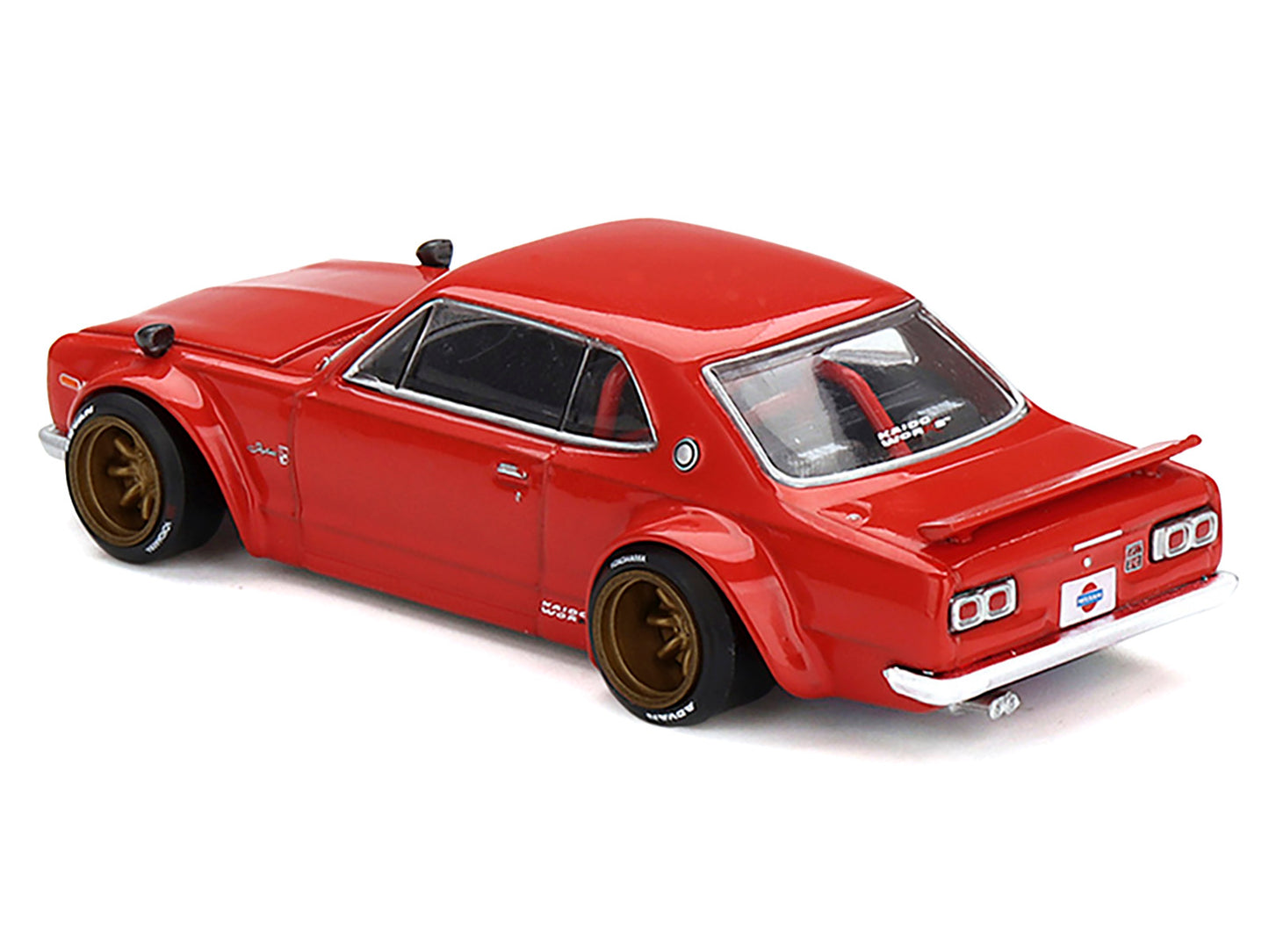 Nissan Skyline 2000GT-R (KPGC10) "Kaido Street V1" RHD (Right Hand Drive) Red (Designed by Jun Imai) "Kaido House" Special 1/64 Diecast Model Car by Mini GT