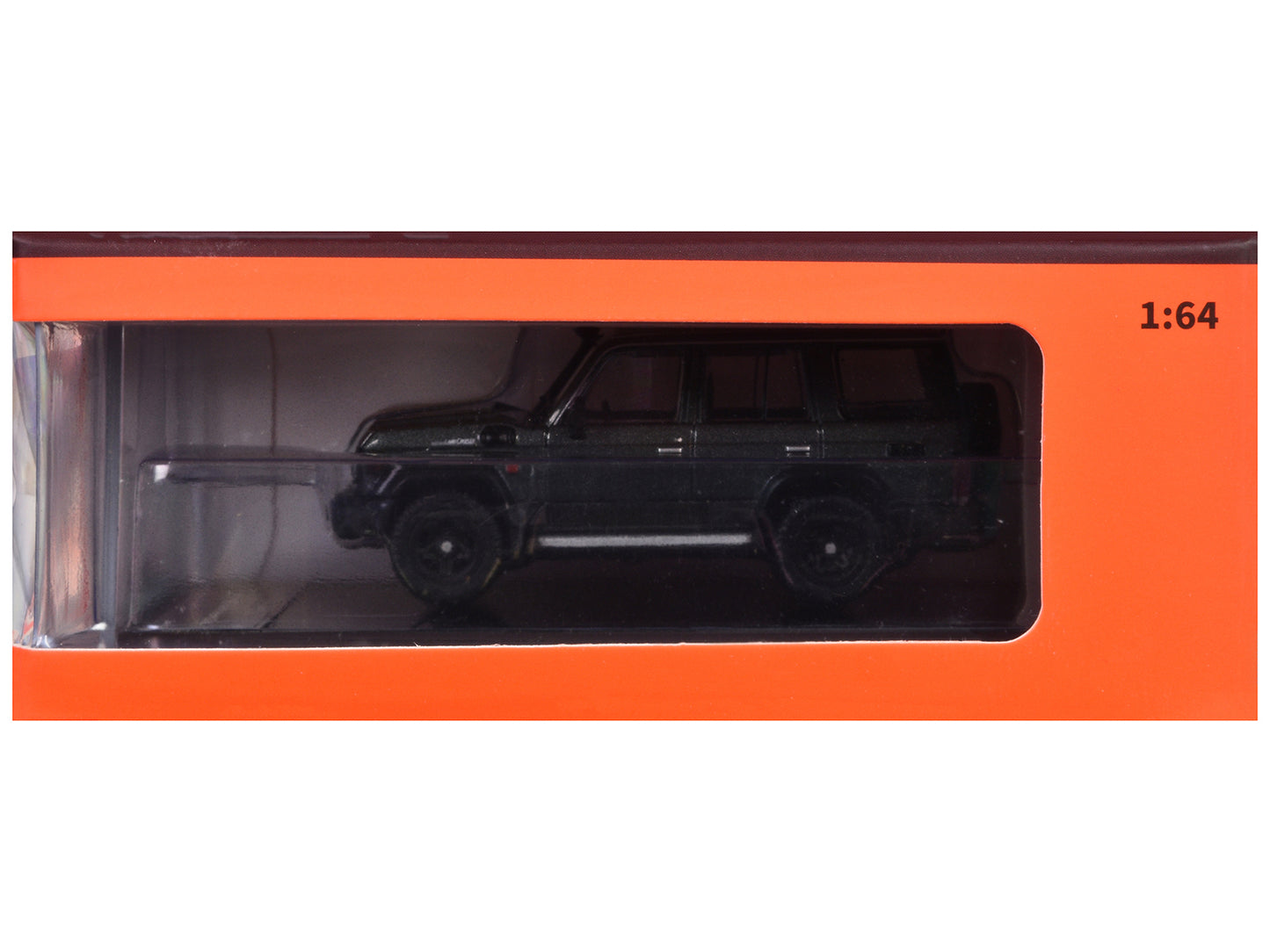 Toyota Land Cruiser (J76) Gray Metallic 1/64 Diecast Model Car by GCD