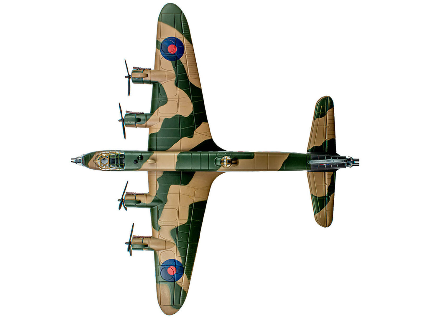 Short Stirling Mk.III Aircraft "Jolly Roger No. 199 Squadron 100 Group" (1943) British Royal Air Force "Planes of World War II" Series 1/144 Diecast Model Airplane by Luppa-DiecastModeler.com