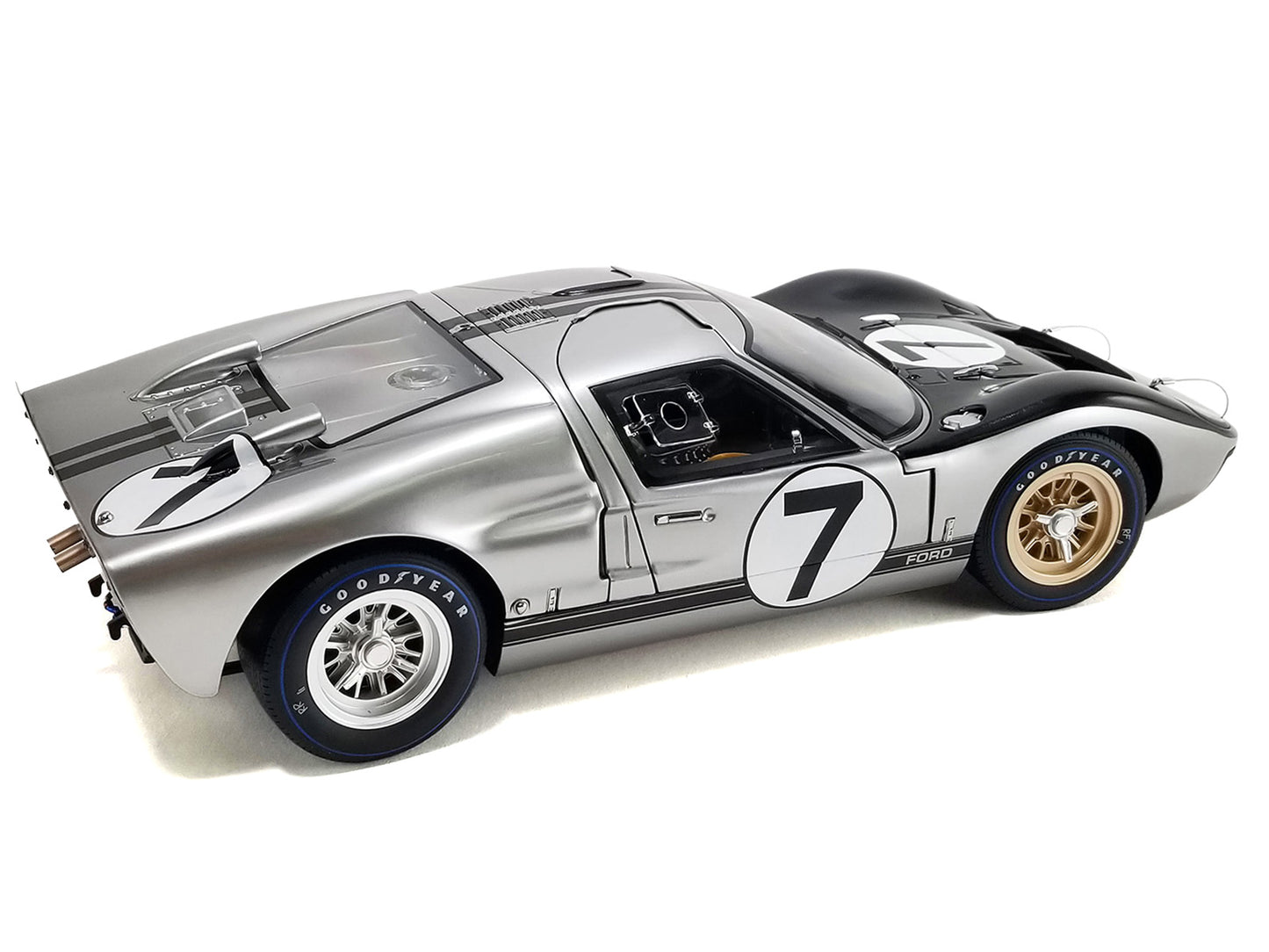 Ford GT40 MKII-B #7 Graham Hill - Brian Muir "Alan Mann Racing" "24 Hours of Le Mans" (1966) "Masterpiece Collection" 1/12 Diecast Model Car by ACME
