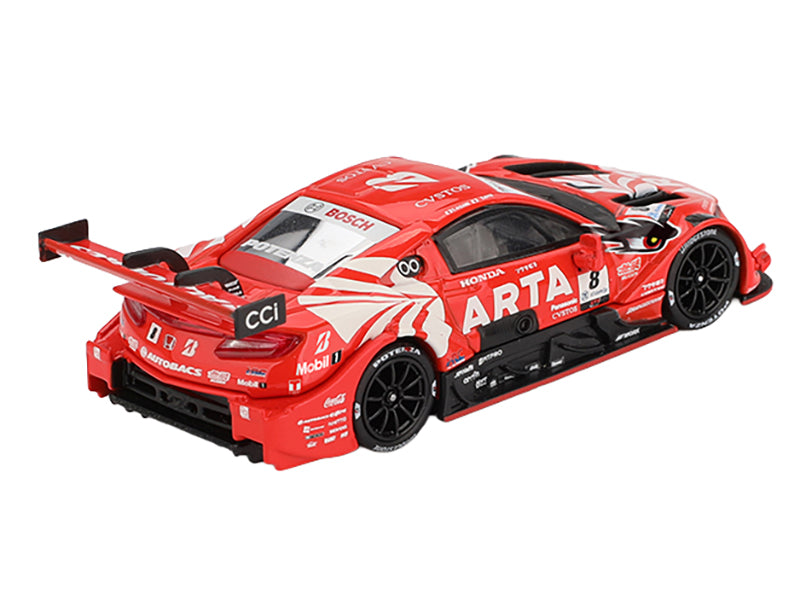 Honda NSX-GT "Type S" GT500 #8 Tomoki Nojiri - Toshiki Oyu "ARTA" "Super GT Series" (2023) Limited Edition 1/64 Diecast Model Car by Mini GT