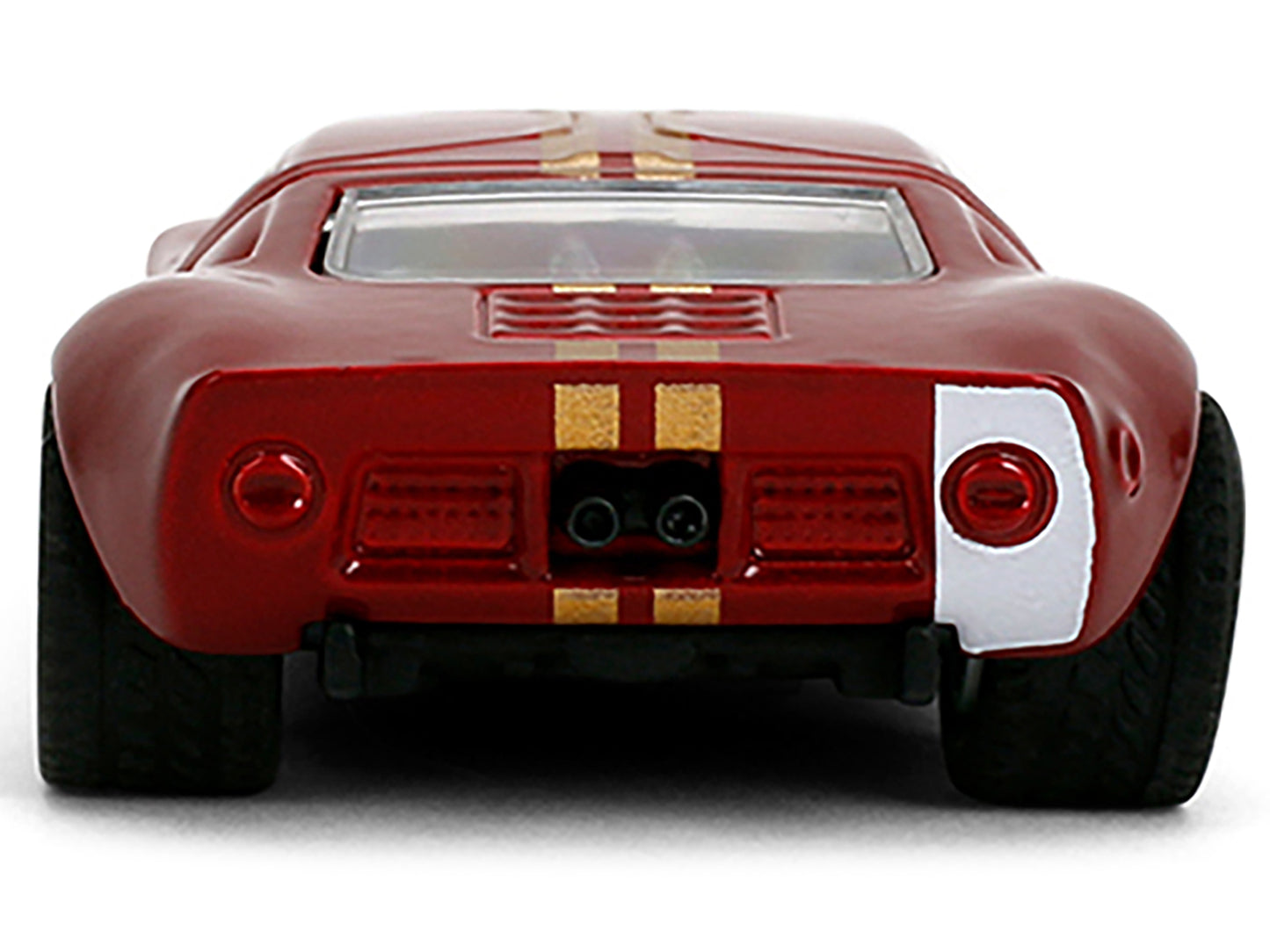 1965 Ford GT40 MK1 #25 Red Metallic with Gold Stripes "Collection" Series 1/64 Diecast Model Car by Majorette