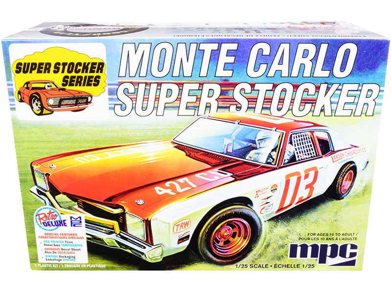 Skill 2 Model Kit 1971 Chevrolet Monte Carlo Super Stocker 1/25 Scale Model by MPC-DiecastModeler.com