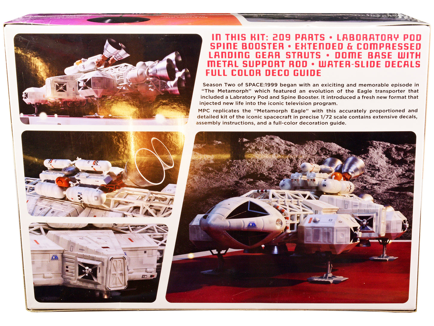 Skill 2 Eagle 4 Transporter "Space: 1999" (1975-1977) TV Show Model Kit 1/72 Scale Model by MPC-DiecastModeler.com