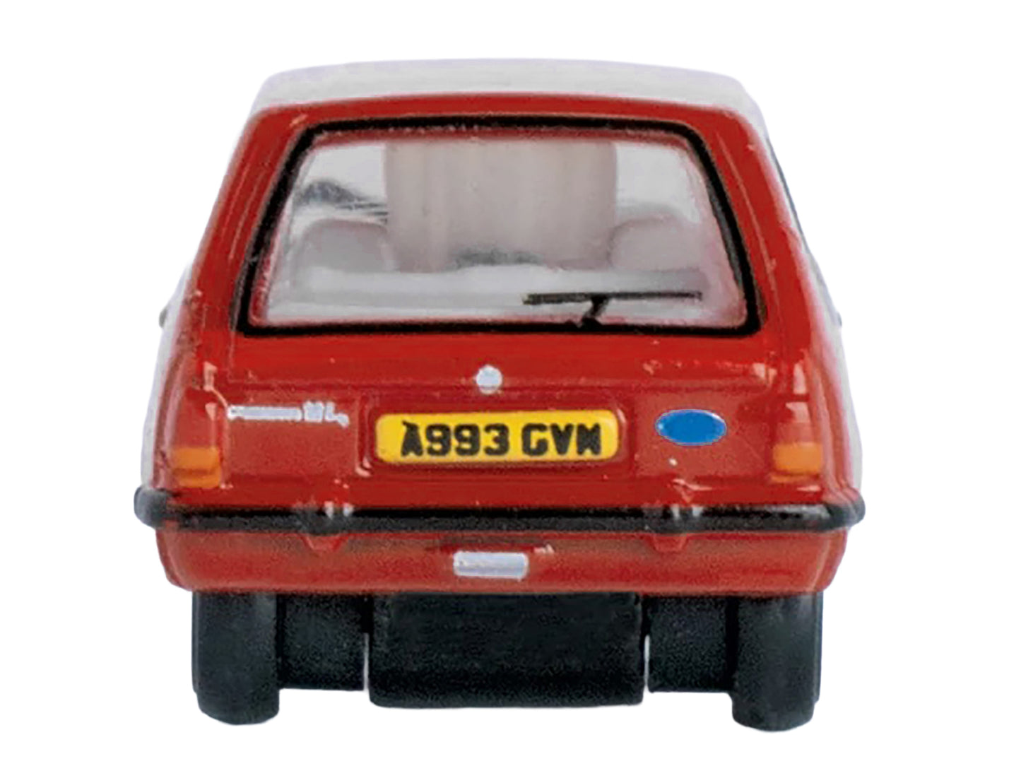 Ford Fiesta Mk1 RHD (Right Hand Drive) Venetian Red 1/148 (N) Scale Diecast Model Car by Oxford Diecast