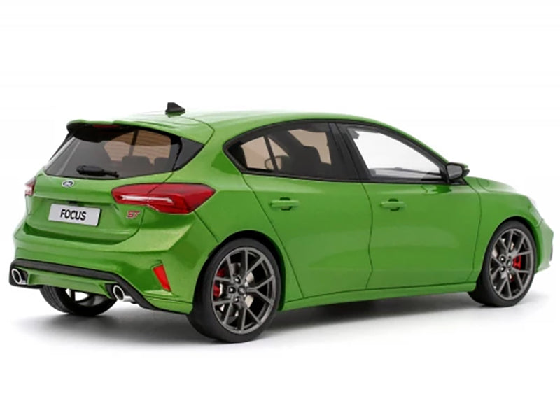 2022 Ford Focus MK5 ST Phase 2 Mean Green Metallic Limited Edition to 2000 pieces Worldwide 1/18 Model Car by Otto Mobile-DiecastModeler.com