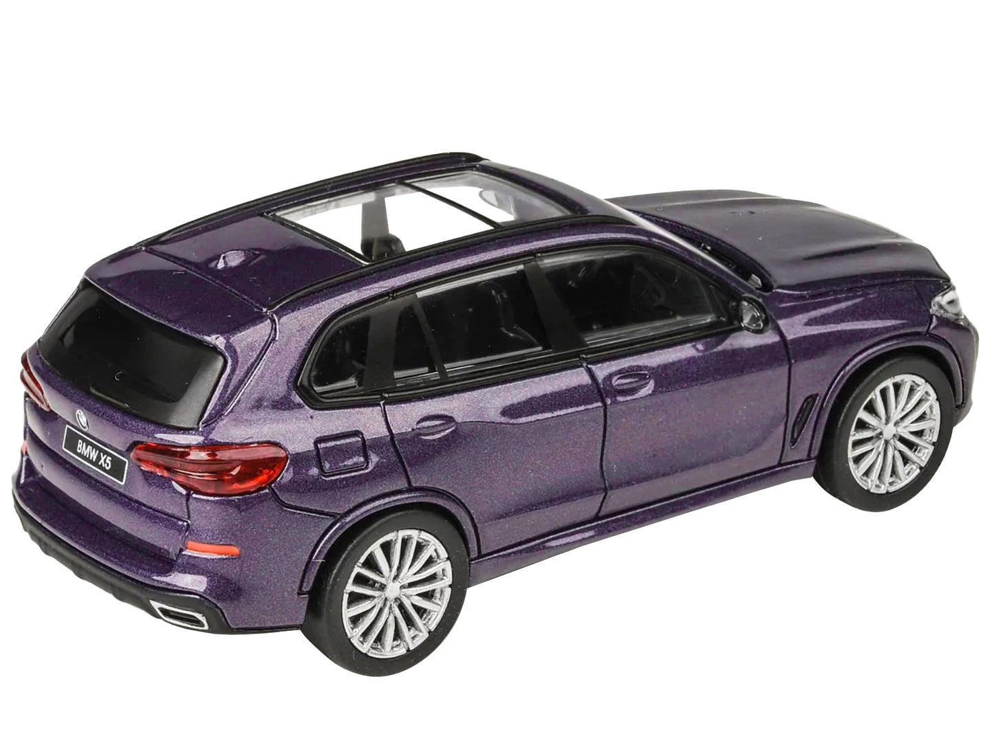 2018 BMW X5 Daytona Violet Metallic with Sunroof 1/64 Diecast Model Car by Paragon Models-DiecastModeler.com
