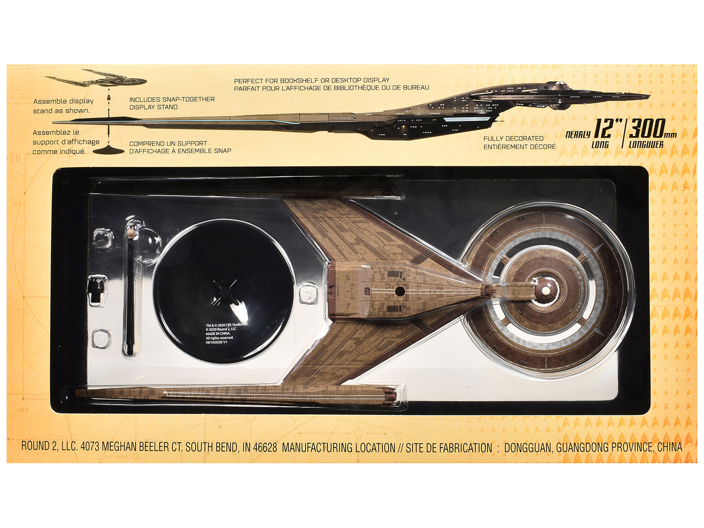 U.S.S. Discovery NCC-1031 Spacecraft "Star Trek: Discovery" (2017-2024) TV Series 1/2500 Scale Model by Polar Lights-DiecastModeler.com