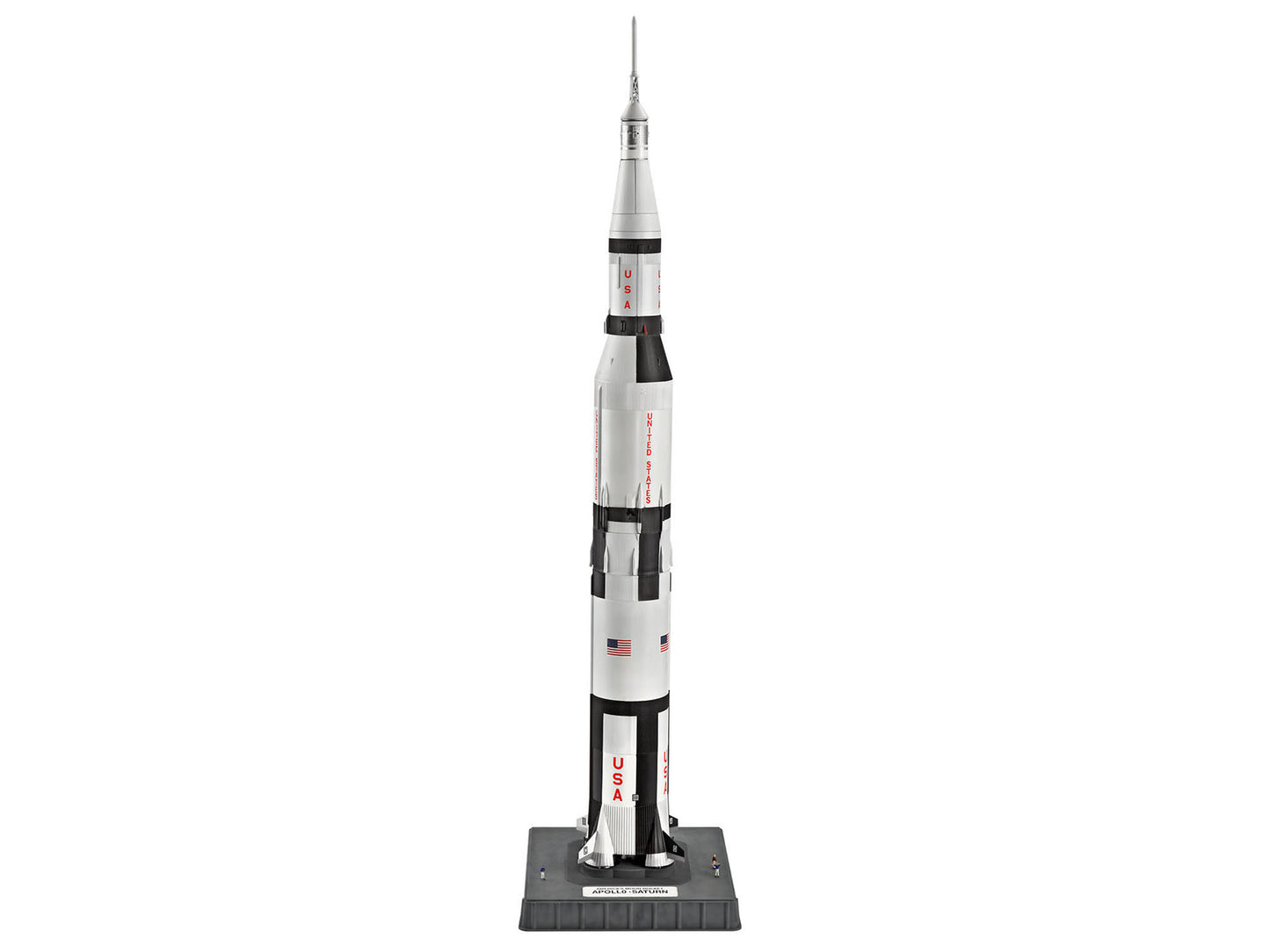 Level 4 Model Kit Apollo 11 Saturn V Rocket "50th Anniversary Moon Landing" 1/144 Scale Model by Revell-DiecastModeler.com