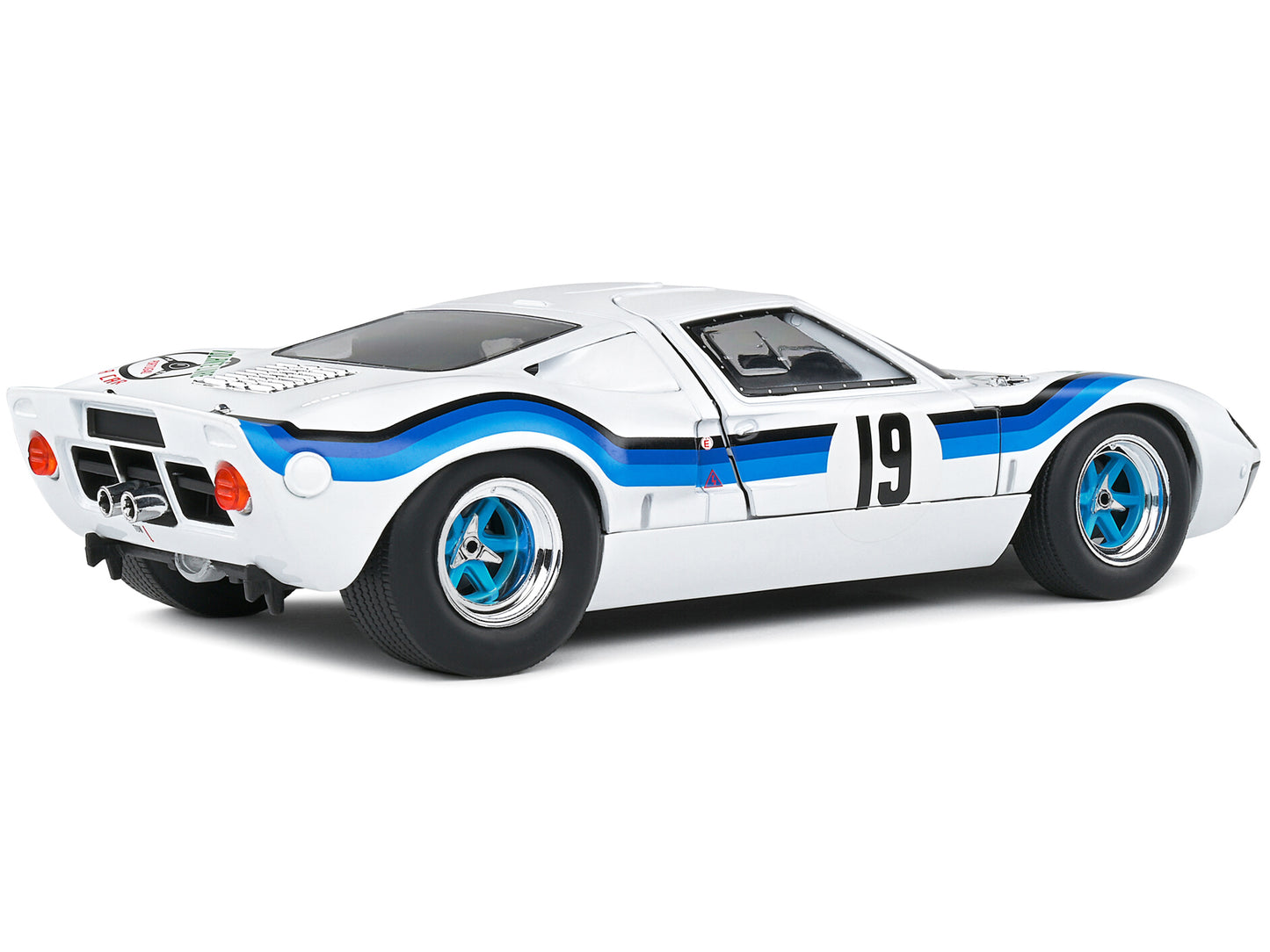 Ford GT40 MK.1 RHD (Right Hand Drive) #19 Emilio Marta "Angola Championship" (1973) "Competition" Series 1/18 Diecast Model Car by Solido-DiecastModeler.com