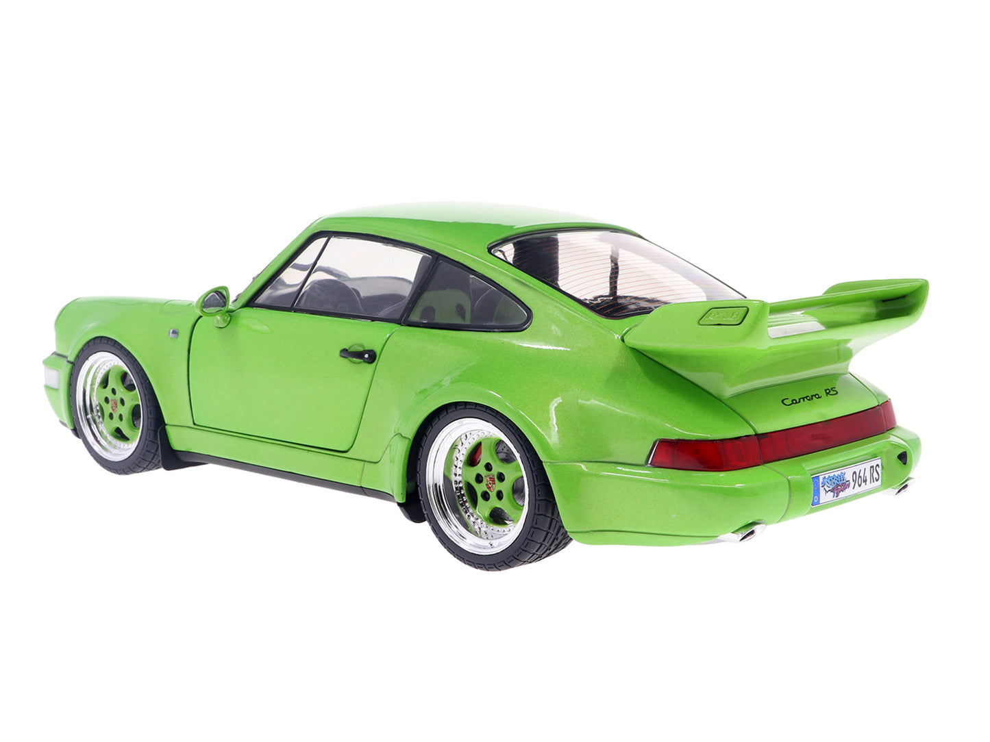 1990 Porsche 911 (964) Carrera RS "Streetfighter" Green Metallic 1/18 Diecast Model Car by Solido-DiecastModeler.com