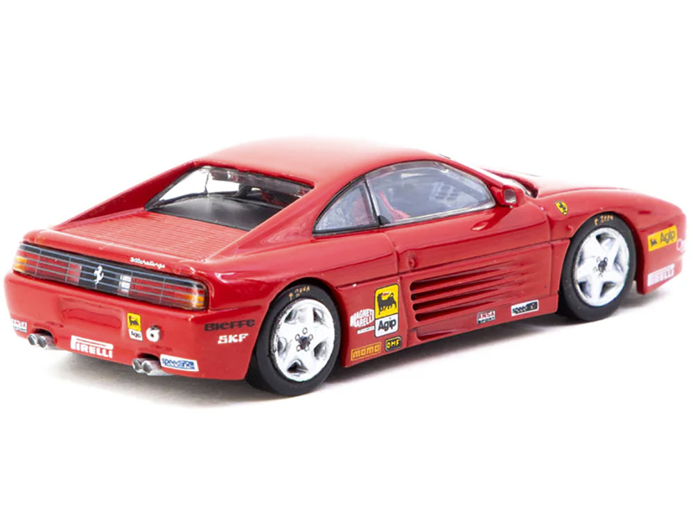Ferrari 348 Challenge "Presentation Version" Red "Hobby64" Series 1/64 Diecast Model by Tarmac Works