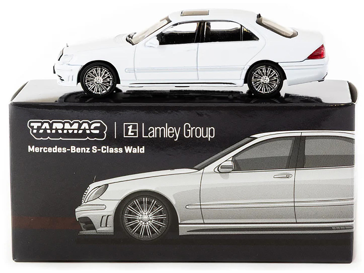 Mercedes-Benz S-Class Wald "Lamley Special Edition" Alabaster White "Global64" Series 1/64 Diecast Model by Tarmac Works