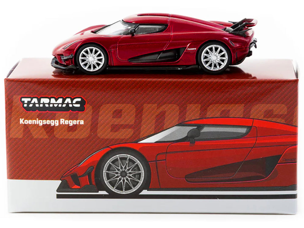 Koenigsegg Regera Red Metallic "Global64" Series 1/64 Diecast Model by Tarmac Works
