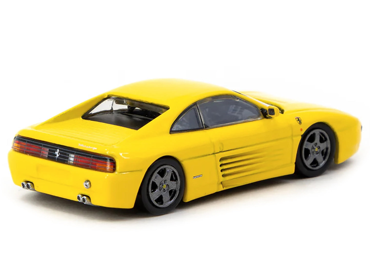Ferrari 348 Challenge Yellow "Road64" Series 1/64 Diecast Model Car by Tarmac Works-DiecastModeler.com