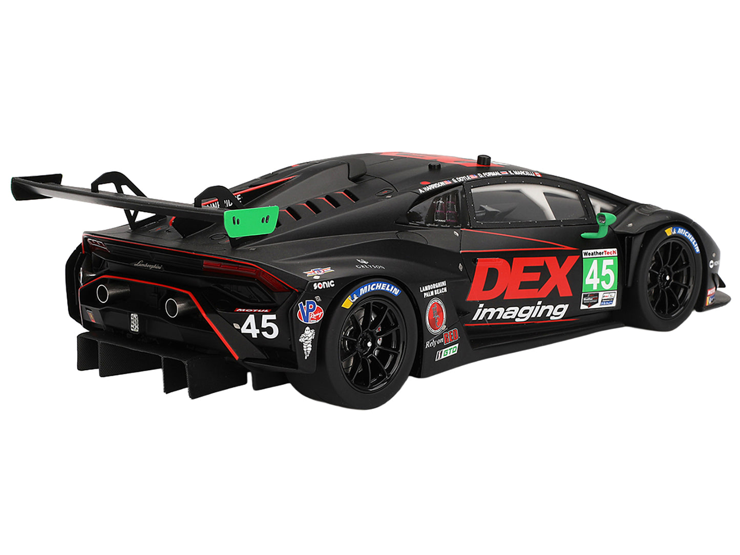 Lamborghini Huracan GT3 EVO2 #45 Graham Doyle - Danny Formal - Ashton Harrison - Kyle Marcelli "Wayne Taylor Racing with Andretti" "24 Hours of Daytona" (2024) 1/18 Model Car by Top Speed-DiecastModeler.com