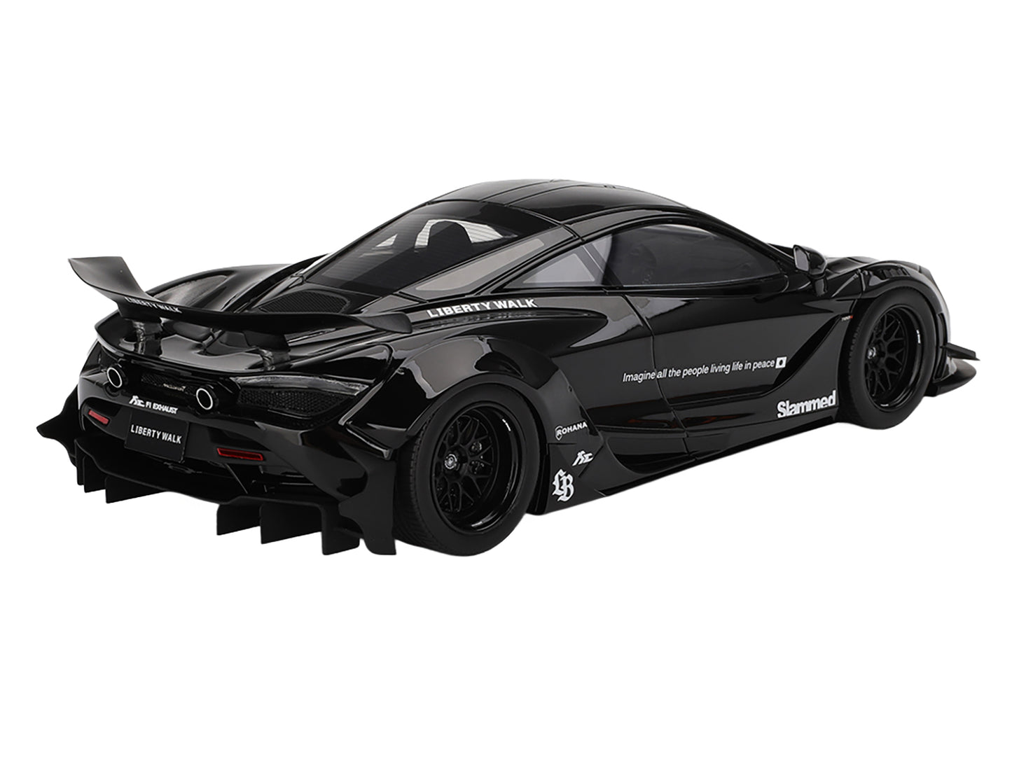 McLaren 720S "LB-Works" Black "Tokyo Auto Salon 2024" 1/18 Model Car by Top Speed