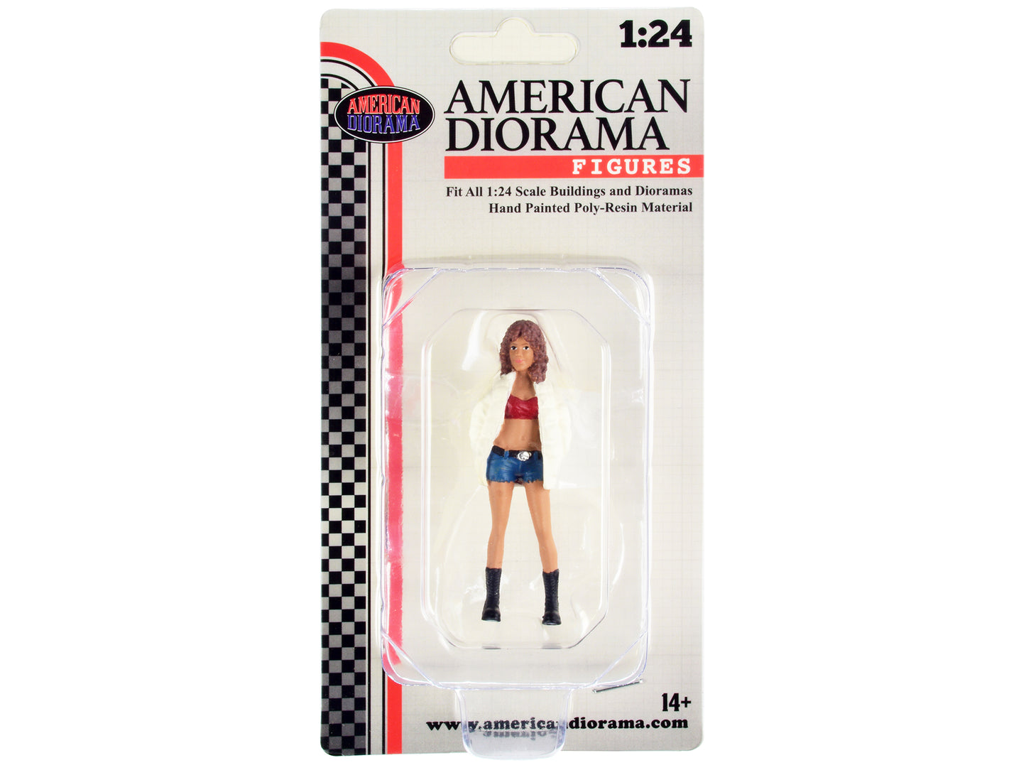 "Hip Hop Girls" Figure 3 for 1/24 Scale Models by American Diorama-DiecastModeler.com