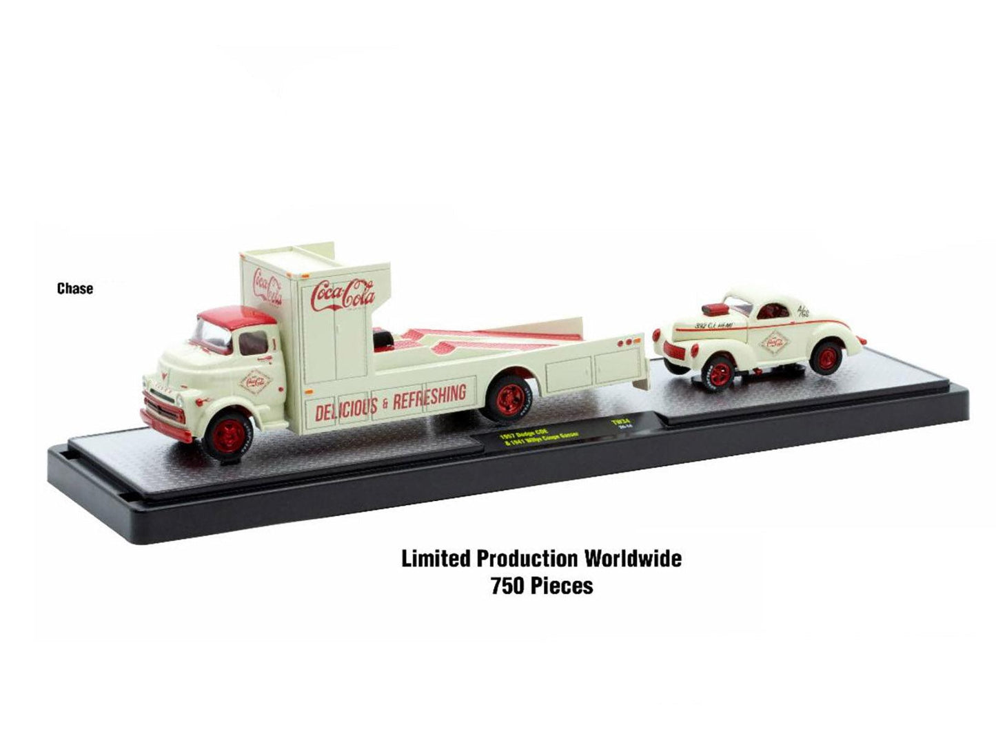 Auto Haulers "Coca-Cola" Set of 3 pieces Release 34 Limited Edition to 8000 pieces Worldwide 1/64 Diecast Models by M2 Machines-DiecastModeler.com
