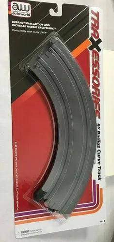 Auto world - 2 Pk. 9" Radius Curve Track - 00173-DiecastModeler.com