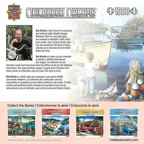 CHILDHOOD DREAMS LUCKY DAYS -1000 PIECE JIGSAW PUZZLE BY DAN HATALA-DiecastModeler.com