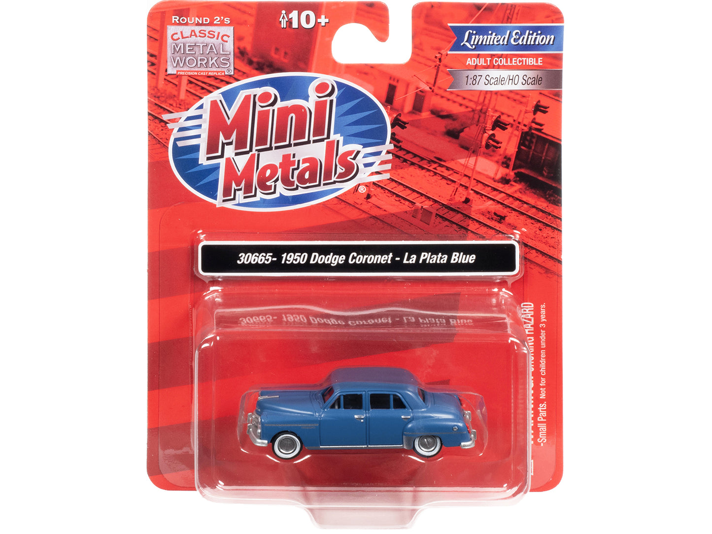 1950 Dodge Coronet La Plata Blue 1/87 (HO) Scale Model Car by Classic Metal Works-DiecastModeler.com
