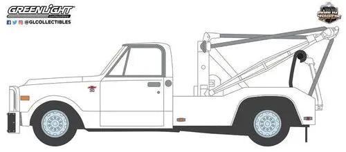 Greenlight - 1968 Chevrolet C-30 Dually Wrecker - White -1:64 diecast-DiecastModeler.com