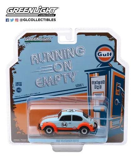 Greenlight - Running on Empty Series 1 -1966 VW Beetle Gulf Oil Racer-DiecastModeler.com