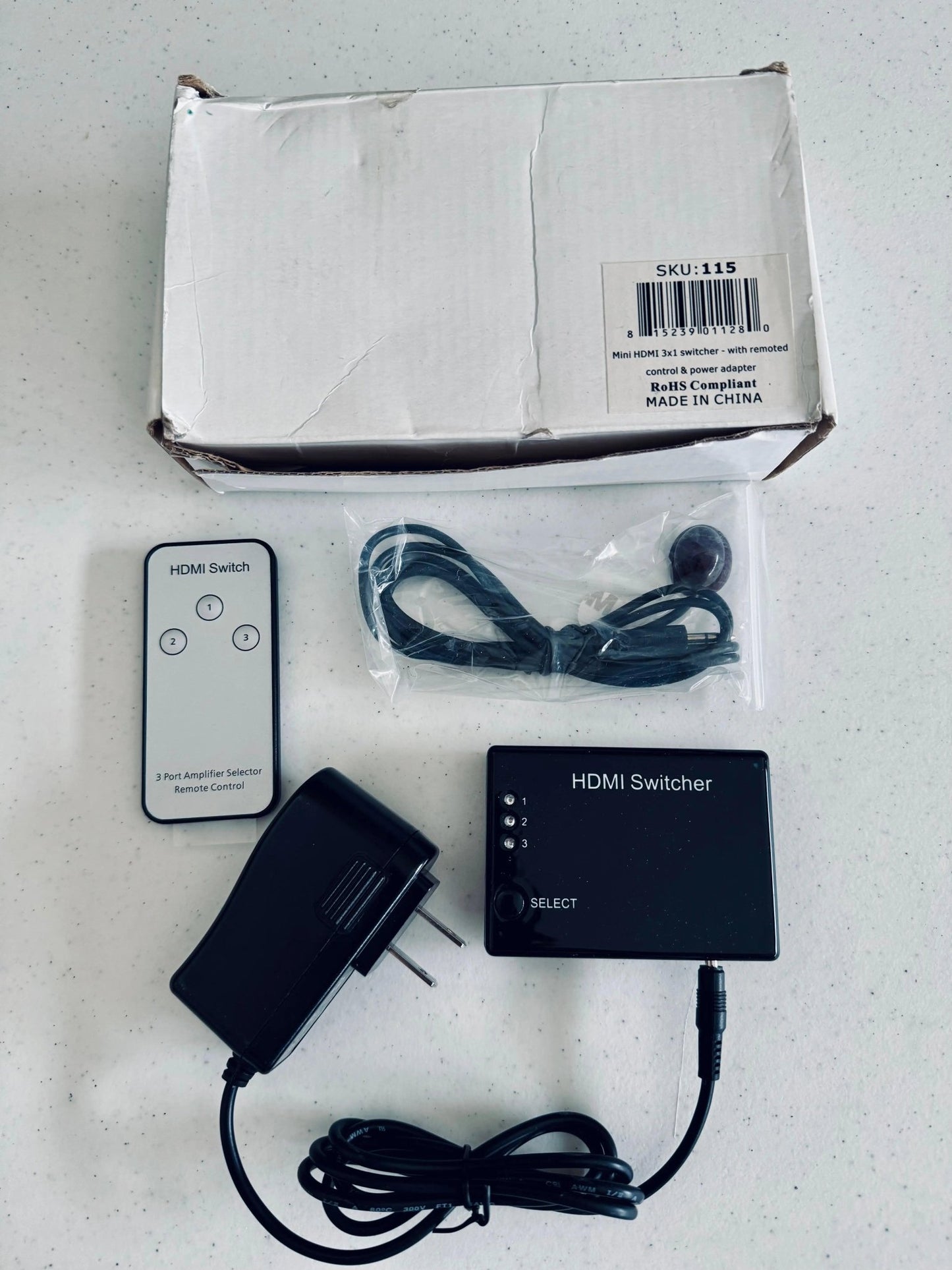 HDMI 3 X 1 Switcher - with Remote-DiecastModeler.com