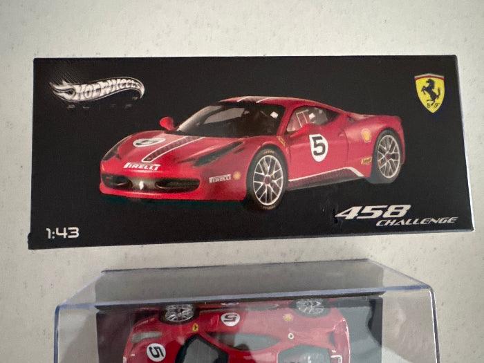 Hot wheels Ferrari 458 challenge 1/43 scale-DiecastModeler.com