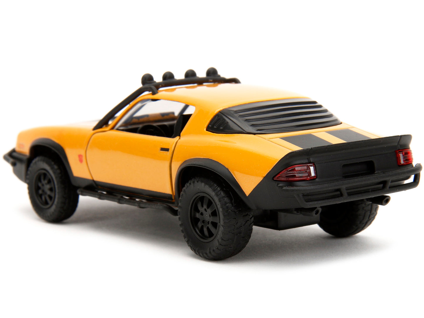 1977 Chevrolet Camaro Off-Road Version Yellow Metallic with Black Stripes "Transformers: Rise of the Beasts" (2023) Movie "Hollywood Rides" Series 1/32 Diecast Model Car by Jada-DiecastModeler.com