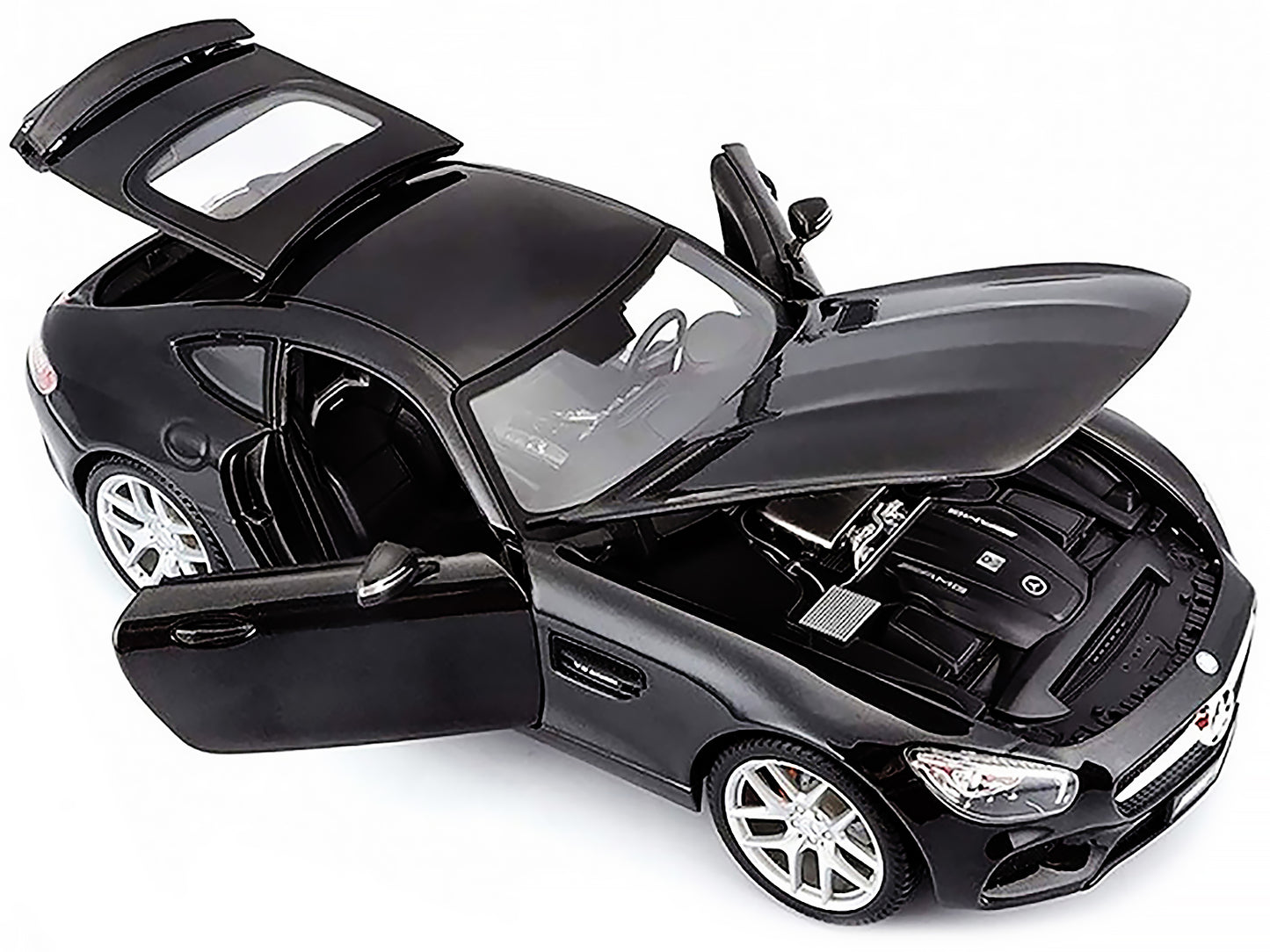 Mercedes Benz AMG GT Black Metallic "Special Edition" 1/18 Diecast Model Car by Maisto