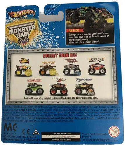 Mattel - Hot Wheels - Monster Jam - Grave Digger - diecast truck-DiecastModeler.com