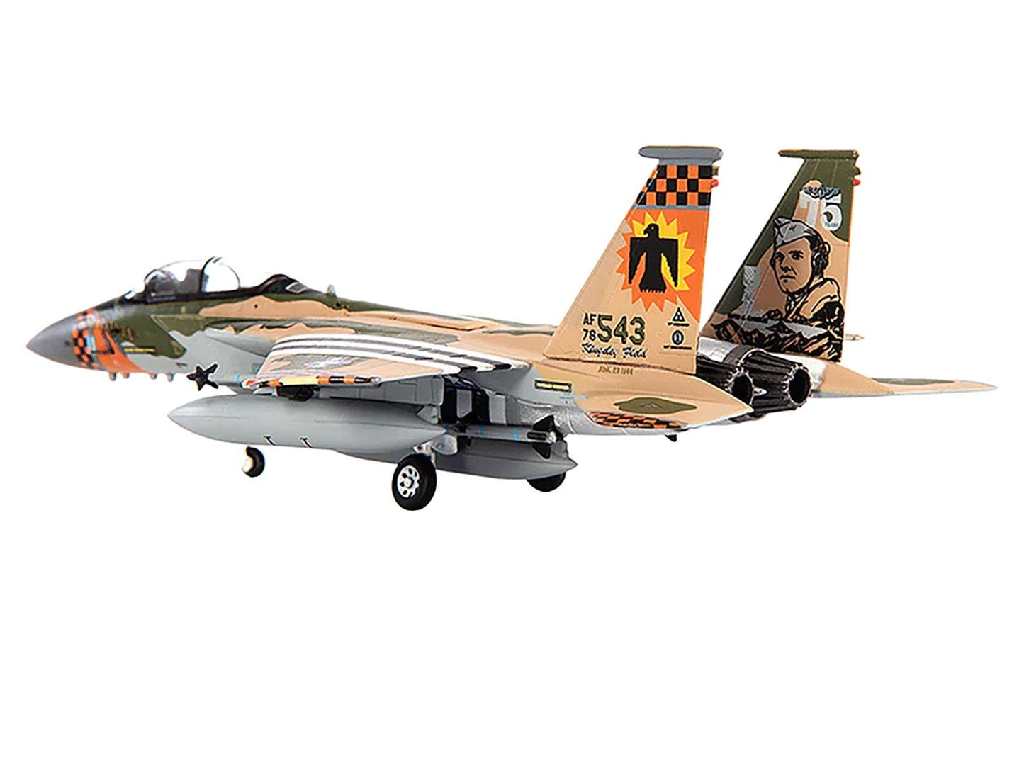 McDonnell Douglas F-15C Eagle Fighter Aircraft "173rd Fighter Wing" (2020) United States Air National Guard 1/144 Diecast Model by JC Wings-DiecastModeler.com