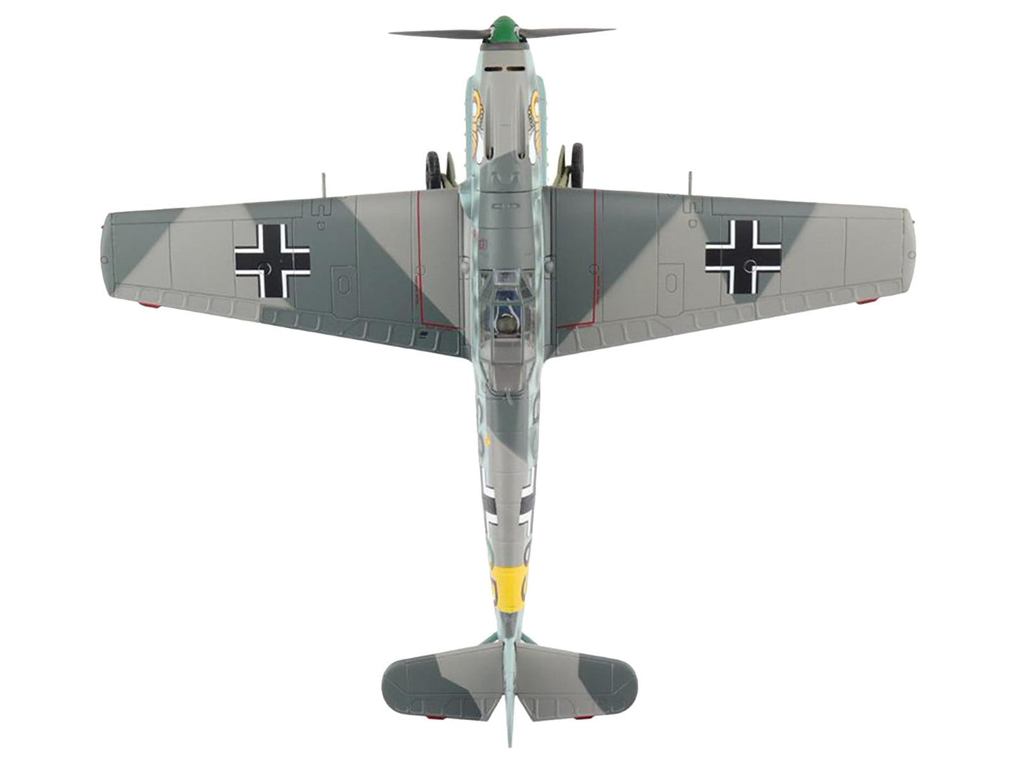 Messerschmitt Bf 109E-7B Fighter Aircraft "III./SKG 210 Russia" (1941) "Air Power Series" 1/48 Diecast Model by Hobby Master-DiecastModeler.com