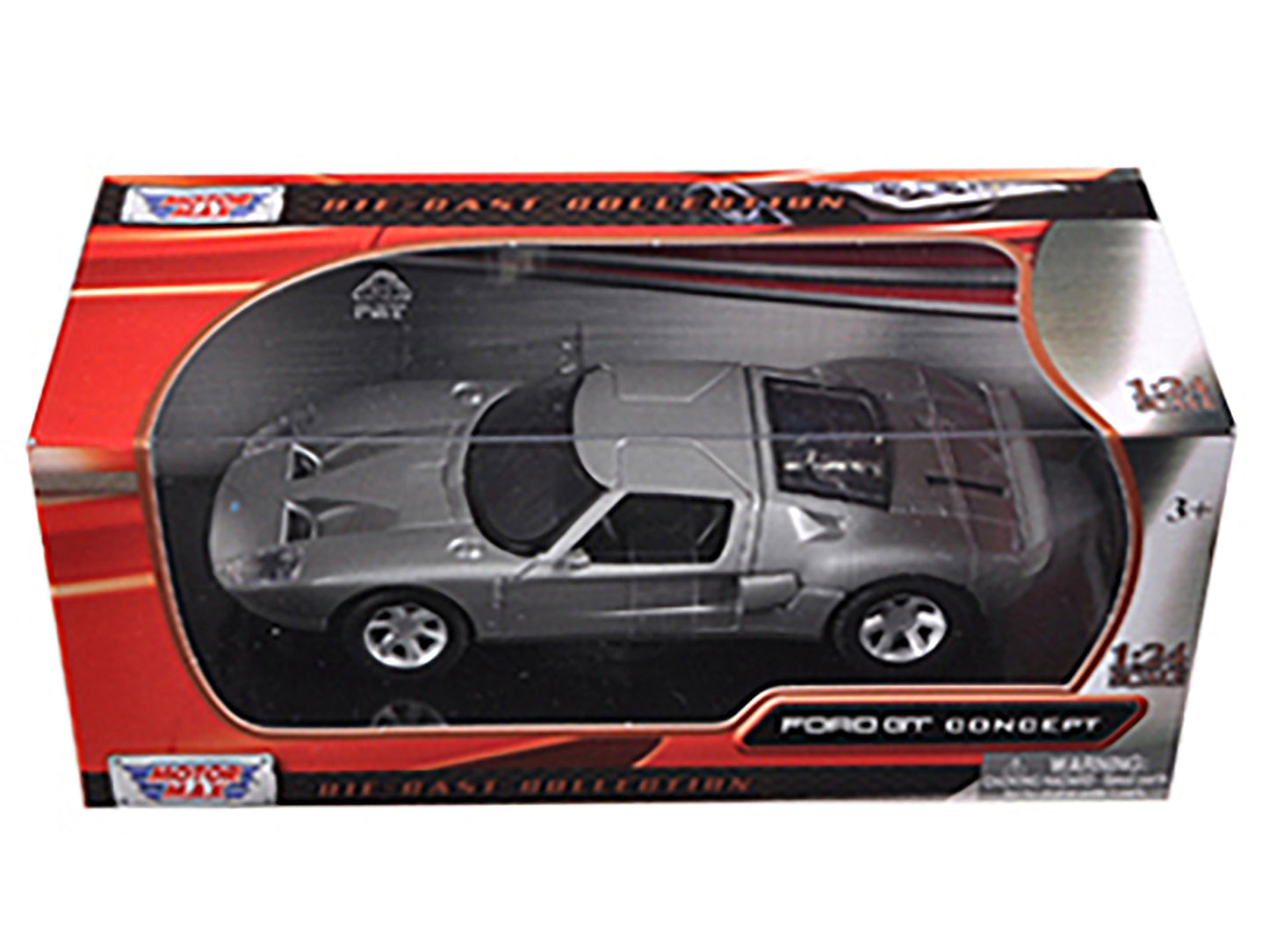 Ford GT Silver 1/24 Diecast Car Model by Motormax-DiecastModeler.com