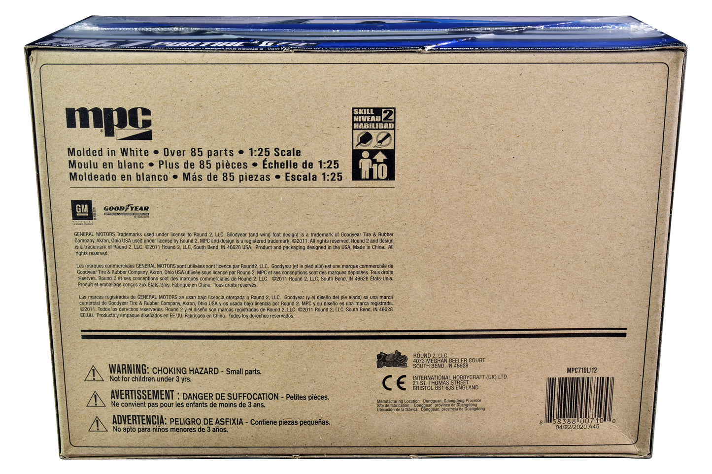 Skill 2 Model Kit 1967 Pontiac GTO 1/25 Scale Model by MPC