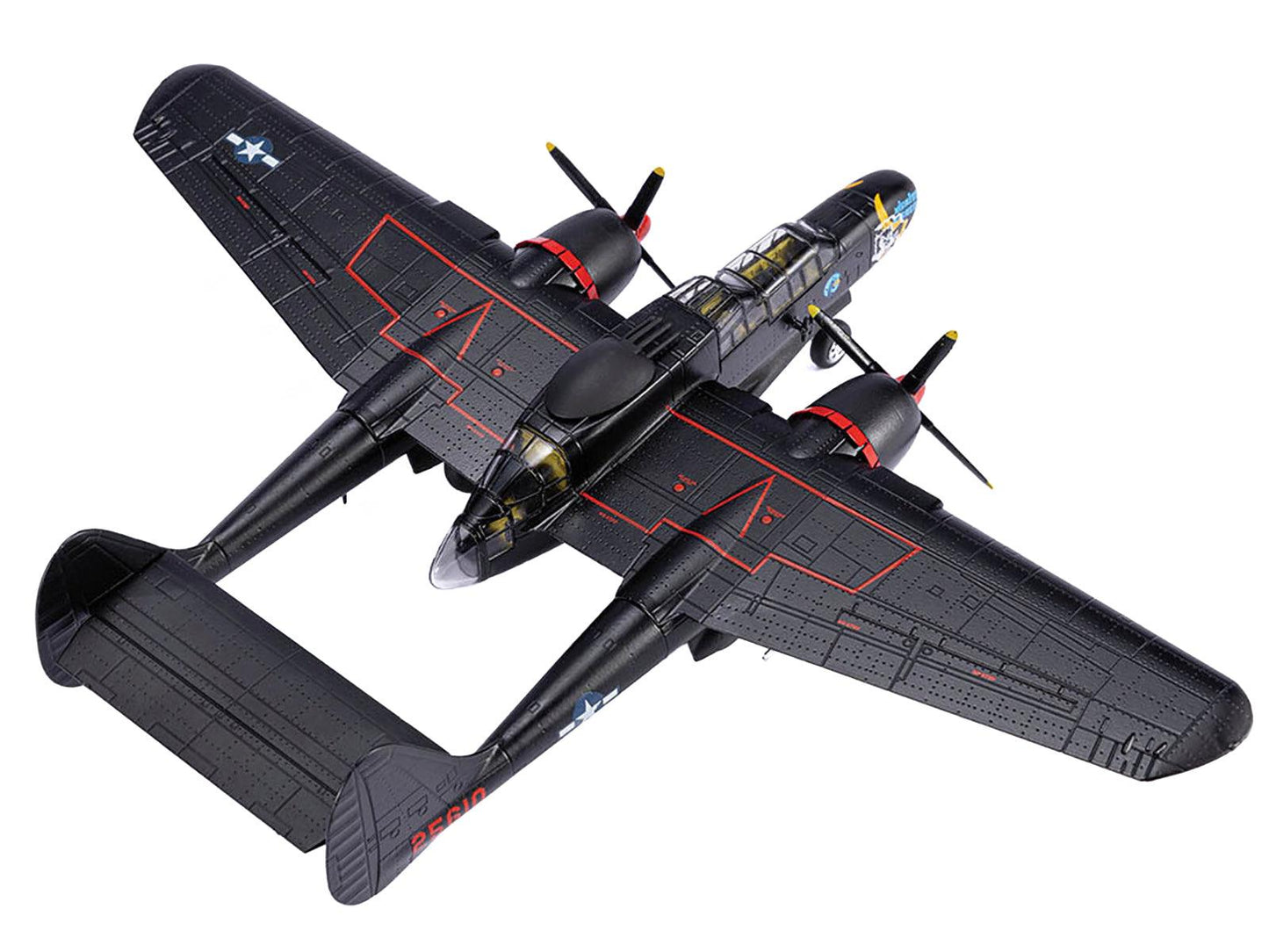 Northrop P-61B Black Widow Fighter Aircraft "Midnight Madness 548th Night Fighter Squadron" United States Army Air Forces 1/72 Diecast Model by Air Force 1-DiecastModeler.com