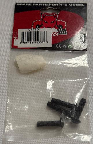 Redcat Racing Cap Head Hex Mechnical Screw (4*20mm) 8pcs-DiecastModeler.com