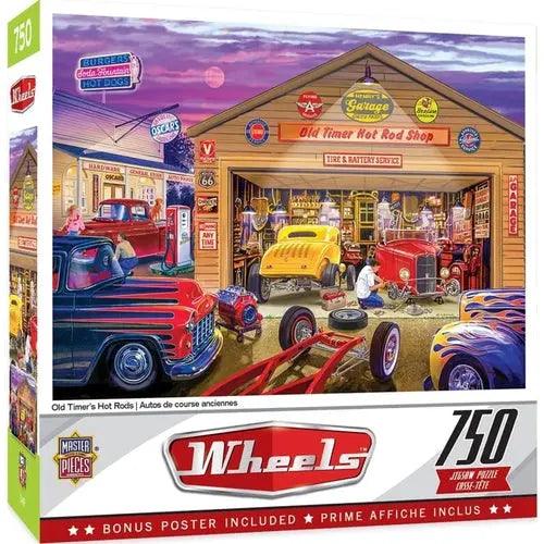 Wheels - Old Timer Hot Rods 750 Pcs Jigsaw Puzzle-DiecastModeler.com