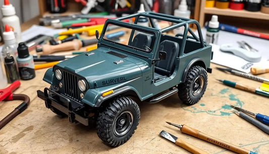 The Ultimate Guide to Building a Plastic Model Jeep CJ7: Tips and Tricks for Beginners - DiecastModeler.com