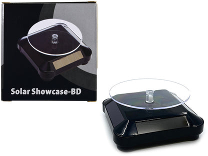 3.5? Solar Rotating Display Stand with Black Base for 1/64 Scale Model Cars11-DiecastModeler.com