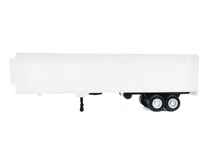 40ft Refrigerated (Reefer) Trailer White 1/87 (HO) Plastic Model by Promotex-DiecastModeler.com