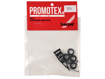 Single-Axle Converter Dolly 1/87 (HO) Plastic Model by Promotex-DiecastModeler.com