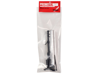 Chemical Tanker Trailer Silver 1/87 (HO) Plastic Model by Promotex